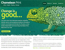 Tablet Screenshot of chameleonprint.biz